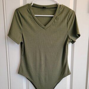 Olive Green Bodysuit